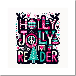 Holly Jolly Reader Posters and Art